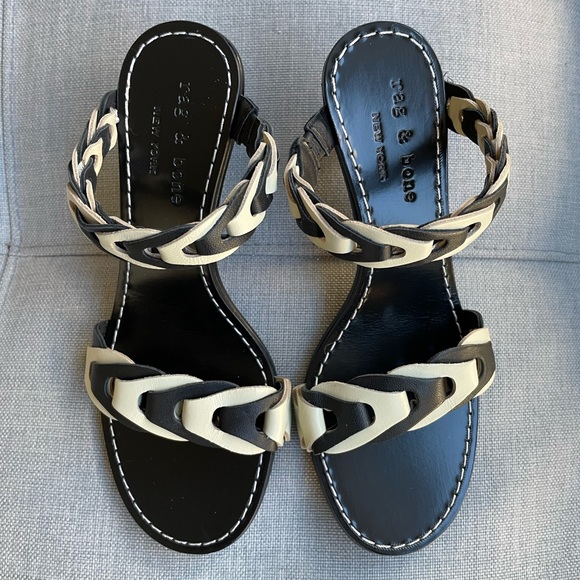 RAG & BONE Infinity Leather Mules - Picture 5 of 12